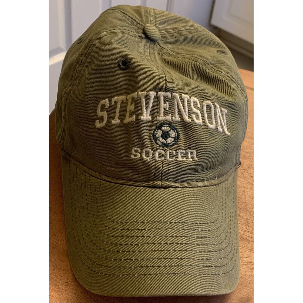 Stevenson University Soccer Baseball Cap. Adjustable Strap